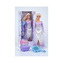 Elonna Masal Prensesi Karlar Kraliçesi Bebek 3+ Yaş 1 Set Aksesuarlı Oyuncak Bebek