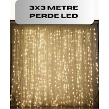 3x3 Perde Led Işık Şelale Model Özel Gün Dekoratif Aydınlatma Diğer