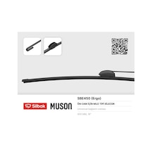 Techmrt Silecek Süpürgesi Muz Tipi 450mm Universal Kancalı Tip