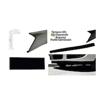 Pvc Kauçuk Her Araca Uygun Siyah Tampon Altı Lip Uyumlu