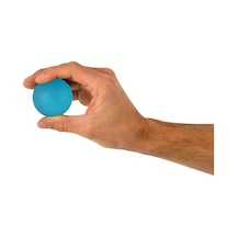 El Egzersiz Topu Mavi Renk Sert