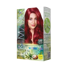 Natural Beauty Amonyaksız Set Saç Boyası 5.65 Nar Kızılı