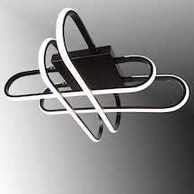 Tt338-sy Tt Ayd. Kasef Model Mat Siyah 3 Renk Işık Led Avize Siyah