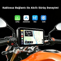 İdragon M12 6.25" Motosiklet Carplay & Android Auto Ekranı, Ön-arka 2k Kamera, Tpms Destekli, Kablosuz Bağlantı, Ip67 Su Geçirmez Diğer