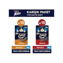 Felıx Kedi Çorbası Karışık 30 Lu