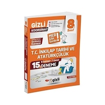 Gizli Yayınları 2026 8. Sınıf Lgs İnkılap Tarihi 15 Li Deneme - Meb Gibi Sordu