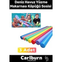 Özel Üretim Katlanabilir Kompakt Tasarım Makarna Deniz Havuz Yüzme Makarnası Köpüğü Sosisi - 3 Adet Çok Renkli