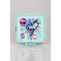 Dekomus İle Lisanslı Stıtch 2 Katlı Beslenme Kutusu / Lunch Box Çok Renkli