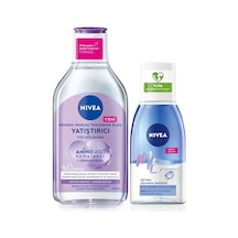 Nivea Micellar Makyaj Temizleme Suyu 400 ML + Hassas Ciltler İçin Göz Makyaj Temizleyici