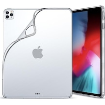 Apple Uyumlu iPad Pro 12.9 2020 4. Nesil Kılıf A2229 A2069 Silikon Soft Kılıf