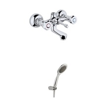 Erce Klasik Banyo Bataryası ve Duş Takımı Krom