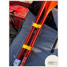Sup/kano Sarı Kürek Düzenleyici Aparat 2'li Set-kürek Parça Tutucu Klips-paddle Board Taşıma Aksesuarı