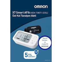 Omron X7 Smart Afib Üst Koldan Ölçer Dijital Tansiyon Aleti