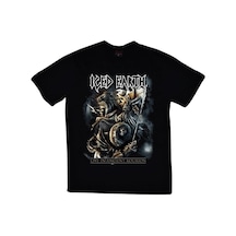 Stoned&Fame Iced Earth Baskılı T-shirt SIYAH