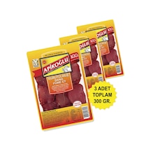Yüksek Proteinli Kurutulmus Dana Füme Et 100 Gr. Üçlü Paket Toplam 300 Gr.