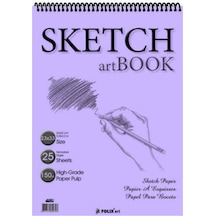 Sketchbook Zigana A3 Spiralli 150 G 25 Yaprak Eskiz Defteri