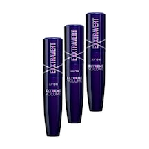 Avon Exxtravert Ekstra Hacim Veren Maskara 9 ML Blackest Black 3'lü
