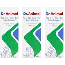 Dr. Animal - Ağız Göz Kulak Deri Bakım Solüsyonu 100ml - 3 Adet
