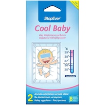 Stopever Cool Baby Ateş Düşürmeye Yardımcı Soğutucu Hidrojel Plaster 2 Li