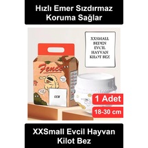 Köpekbezi Xxsmall Beden Evcil Hayvan Kilot Bez Ultra Emici Hızlı Kuruyan Külot Sızdırmaz Cırt Cırtl