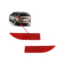 Dacia Logan Sandero Renault Clio Symbol 2013 Ve Sonrası Arka Tampon Reflektörü Sol Oem 265659019r