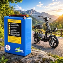VSM Uyumlu 48v 18ah LiFePO4 Smart Batarya (uzun menzil, stabil güç, 10 yıl ömür) +Bluetooth