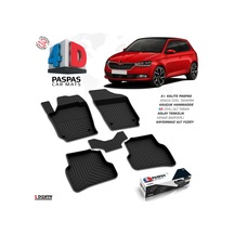 S-Dizayn Skoda Fabia 4D Havuzlu Paspas 2018-2021 A+Kalite