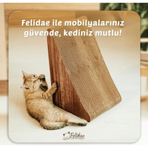 Oluklu Mukavva, Kedi Tırmalama Kanepesi Dikey Tırmalama / 24x43x24cm Small - Cs7 Dw