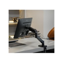 Tek Kollu Monitör Kolu, 17-32, 2-9 Kg, Vesa 75x75/100x100 Uyumlu, Mekanik Yaylı, Tam Hareketli Masa Kelepçeli Monitö