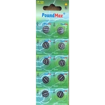 Poundmax 10 X 1220 Cr1220 Dl1220 3v Lityum Düğme Pil