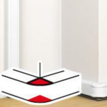 075631 50x80 Mm Kaidesiz Montaj Gulot İçin Değişken Dış Köşe
