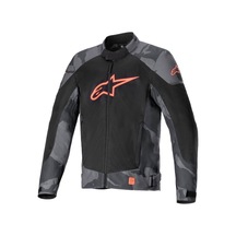 Alpinestars T-sp X Superair Yazlık Korumalı Motosiklet Montu Siyah Kamuflaj