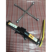 Oto Krikosu 1.5 Ton Makas Cırcır Araç Kriko + Bijon Anahtarı