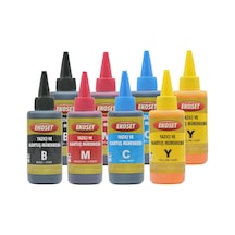 Ekoset Canon Uyumlu Bitmeyen Kartuş Mürekkebi 4 Renk 4X200 ML
