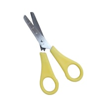 Öğrenci Makası Cetvelli 12 Cm Sarı 1 Adet