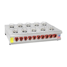 Himaksan  Endüstriyel Doğalgazlı 10 Ocaklı Künefe Ocağı Makinesi