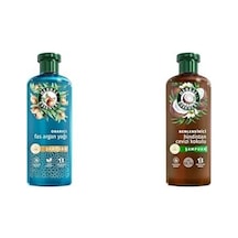 Herbal Essences Seti Onarıcı Argan Yağı Şampuan 350ml X1 + Nemlendirici Hindistan Cevizi Kokulu Şampuan 350ml X1