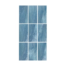 Art Mosaic Aqua Blue 30x60 / 12 X24 Flat Matt Havuz Porseleni