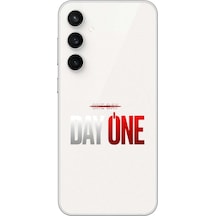 Samsung Galaxy S23 Fe Uyumlu Şeffaf Kılıf One Day/day One Tasarımlı