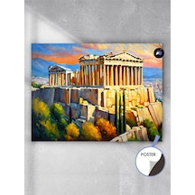 Yunanistan Atina Akropolis Poster - Afiş - Dekoratif Duvar Posteri