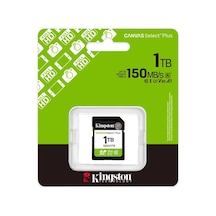 Kingston Sds3-1tb 1tb Sdxc Canvas Select Plus Gen3 150mb-s C10 Uhs-ı U3 V30 Hafıza Kartı Kdo