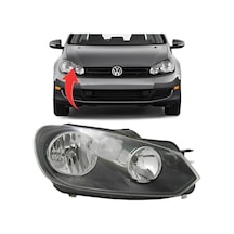Vw Golf 6 2008-2013 Sağ Ön Far Sinyalli Ampullü H7 H15 5k1941006j