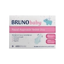 Bruno Baby Nazal Aspiratör Yedek Ucu 10'lu