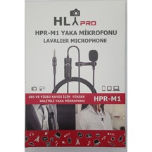 Profesyonel Youtuber Yaka Mikrofonu Hpr M1 Mikrofonu