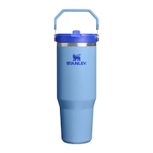 Stanley The Iceflow Flip Straw 0.89 Litre Pipetli Termos Blue Sky Mavi