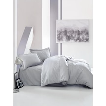 Cotton Box Elegant Saten Çift Kişilik Nevresim Takımı - Gri (405637160)
