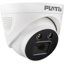 Dome Kamera Plato Pl-22996 5mp Color Vu Mikrofonlu 3.6 Mm 2 Atom Led Plastik Kasa Ahd