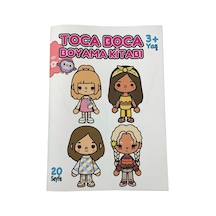 Toca Boca Karakterler Boyama Kitabı