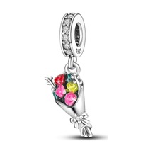 Fubena Gümüş Bir Buket Sallantılı Charm