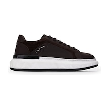 Tamer Tanca Erkek Hakiki Deri Kahverengi Sneakers & Spor Ayakkabı 1237 277 Erk Ayk Sk26-27 Kahve Met